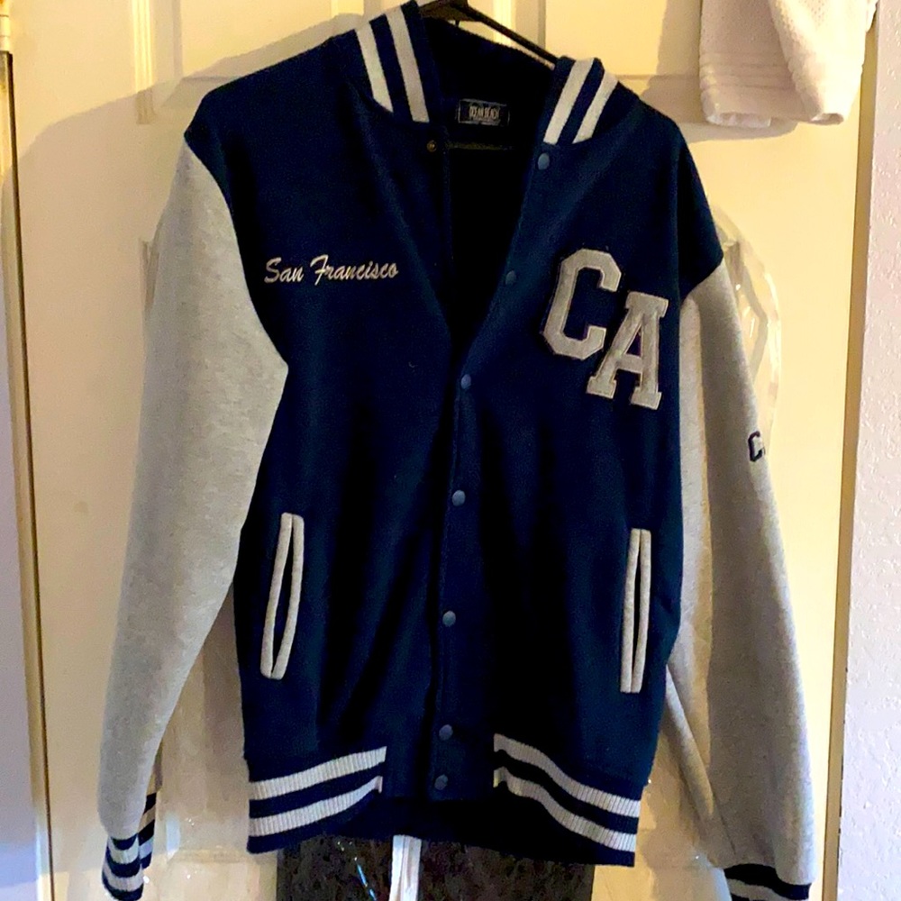 Letterman style jacket